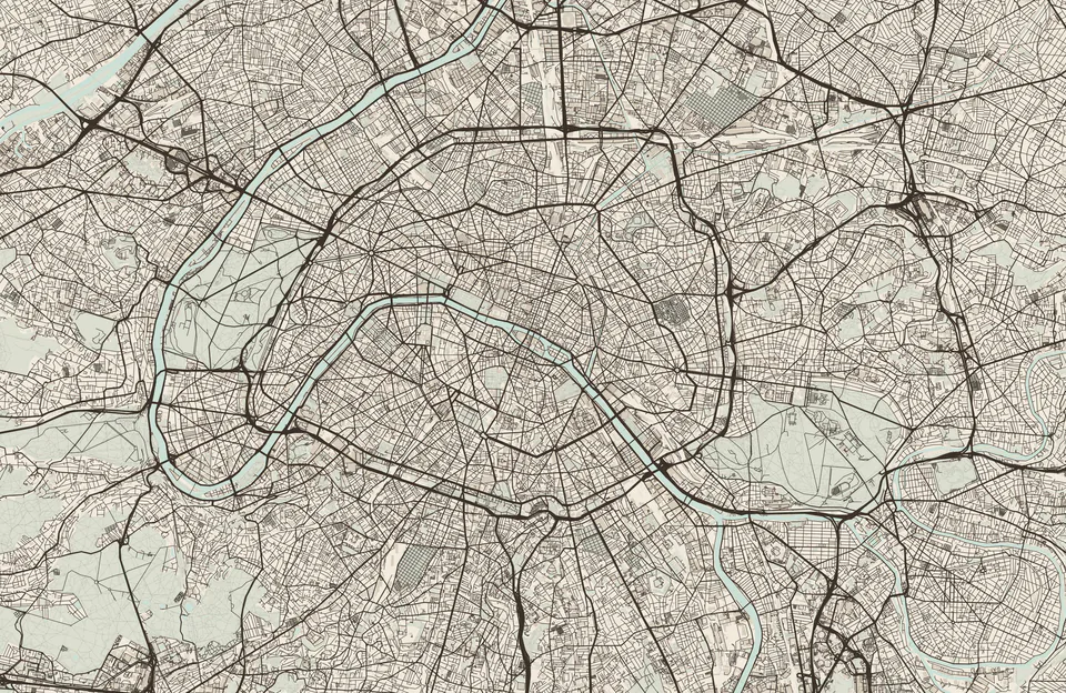 Aperçu du fond d’écran ordinateur Paris, style Papier doux